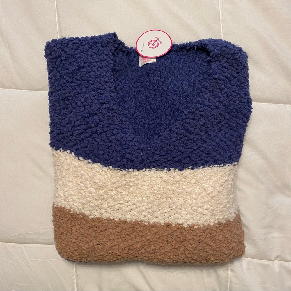 Color Block Popcorn Sweater - Picture 7 of 8